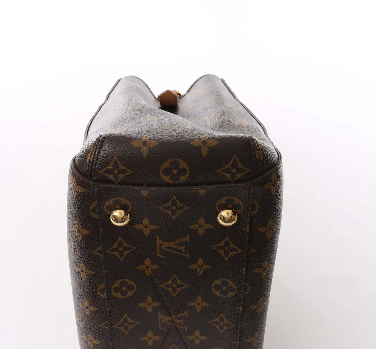 Louis Vuitton Montaigne MM Monogram Canvas 2Way Handbag in Brown M41056 Bruin