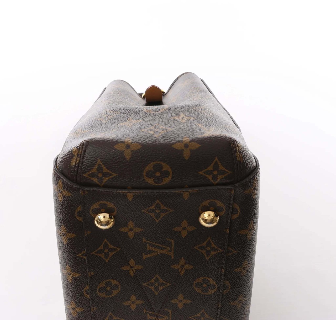 Louis Vuitton Montaigne MM Monogram Canvas 2Way Handbag in Brown M41056 Bruin