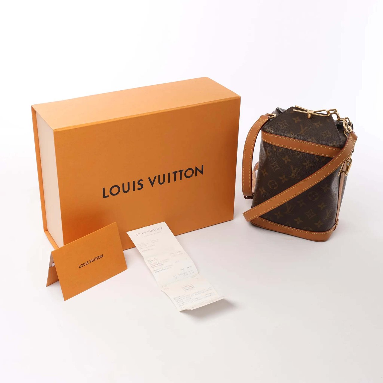 Louis Vuitton Milk Box Monogram Canvas Crossbody Bag in Brown M44877 Bruin