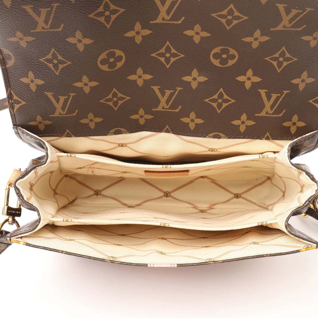 Louis Vuitton Metis Summer Trunk Pochette Monogram Crossbody Bag in Brown M43628 Bruin