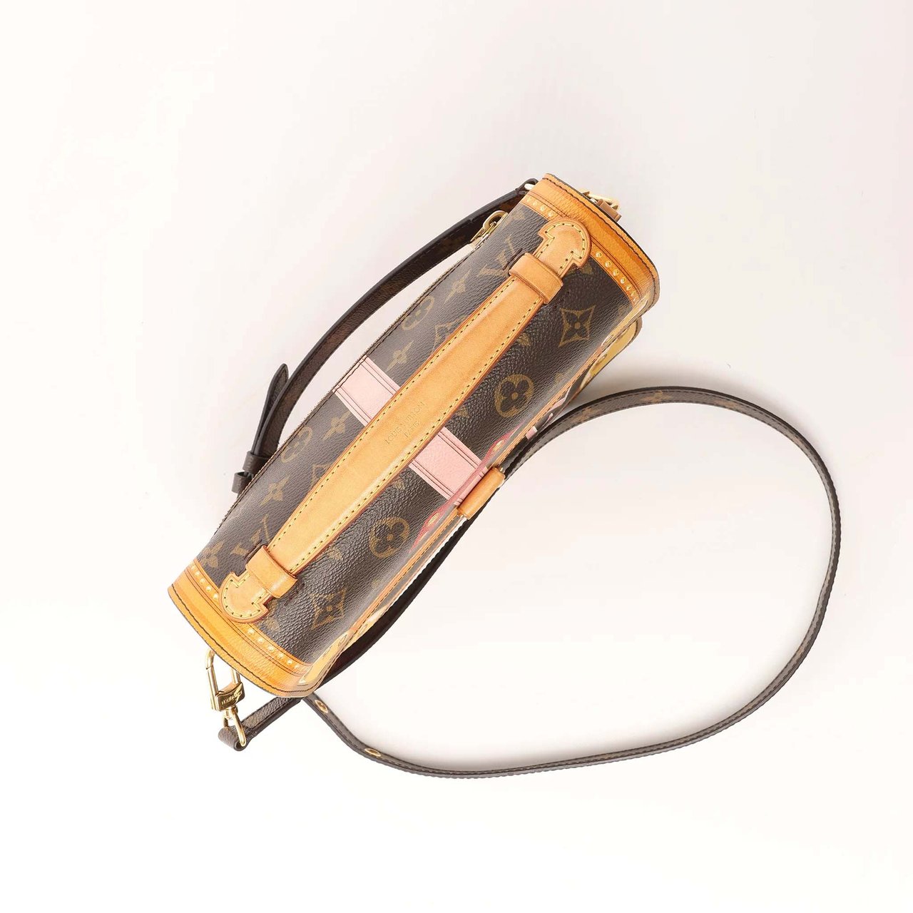 Louis Vuitton Metis Summer Trunk Pochette Monogram Crossbody Bag in Brown M43628 Bruin
