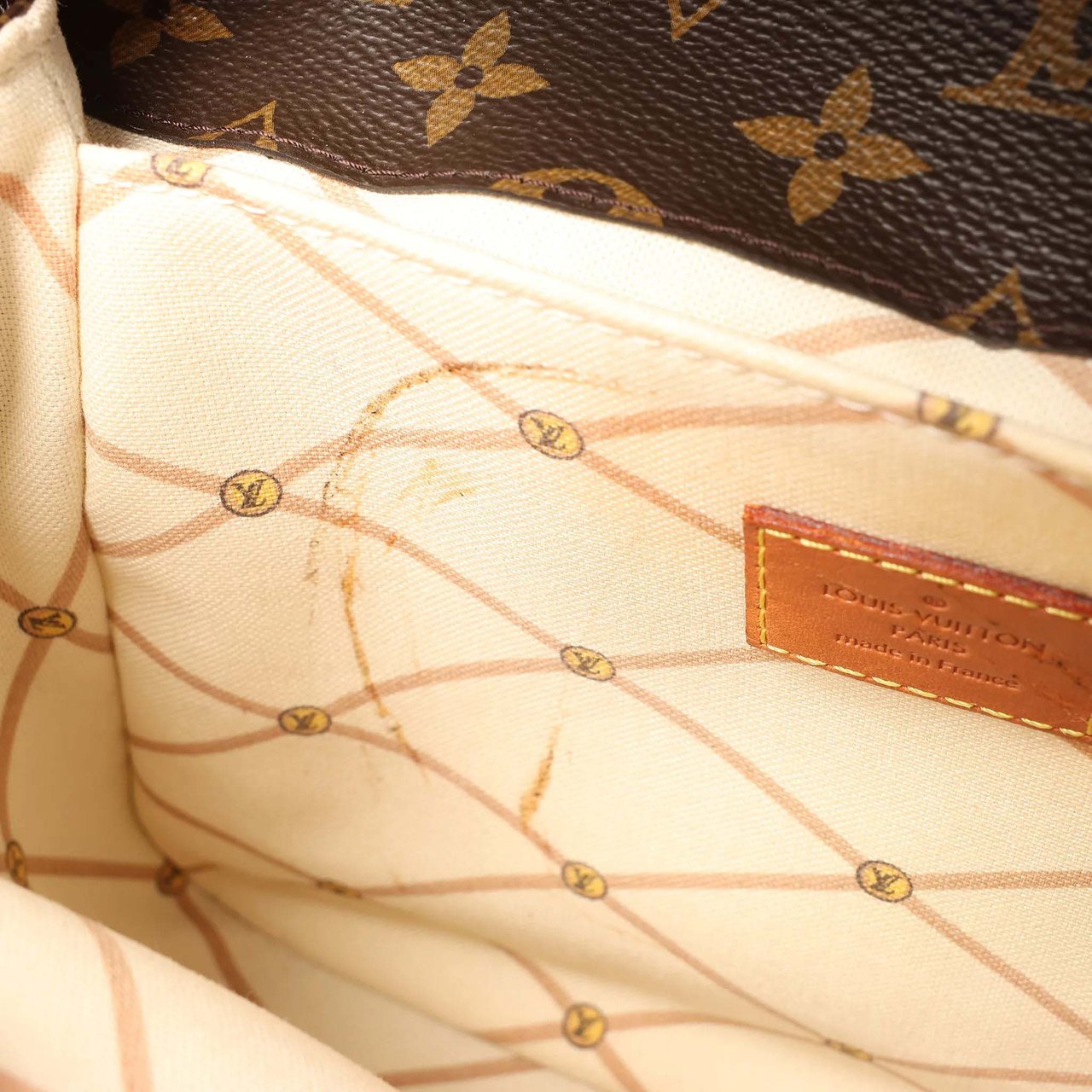 Louis Vuitton Metis Summer Trunk Pochette Monogram Crossbody Bag in Brown M43628 Bruin