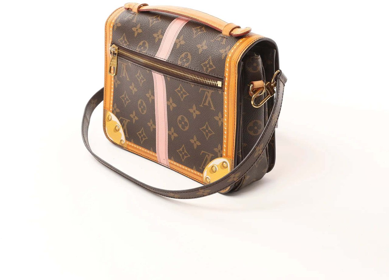 Louis Vuitton Metis Summer Trunk Pochette Monogram Crossbody Bag in Brown M43628 Bruin