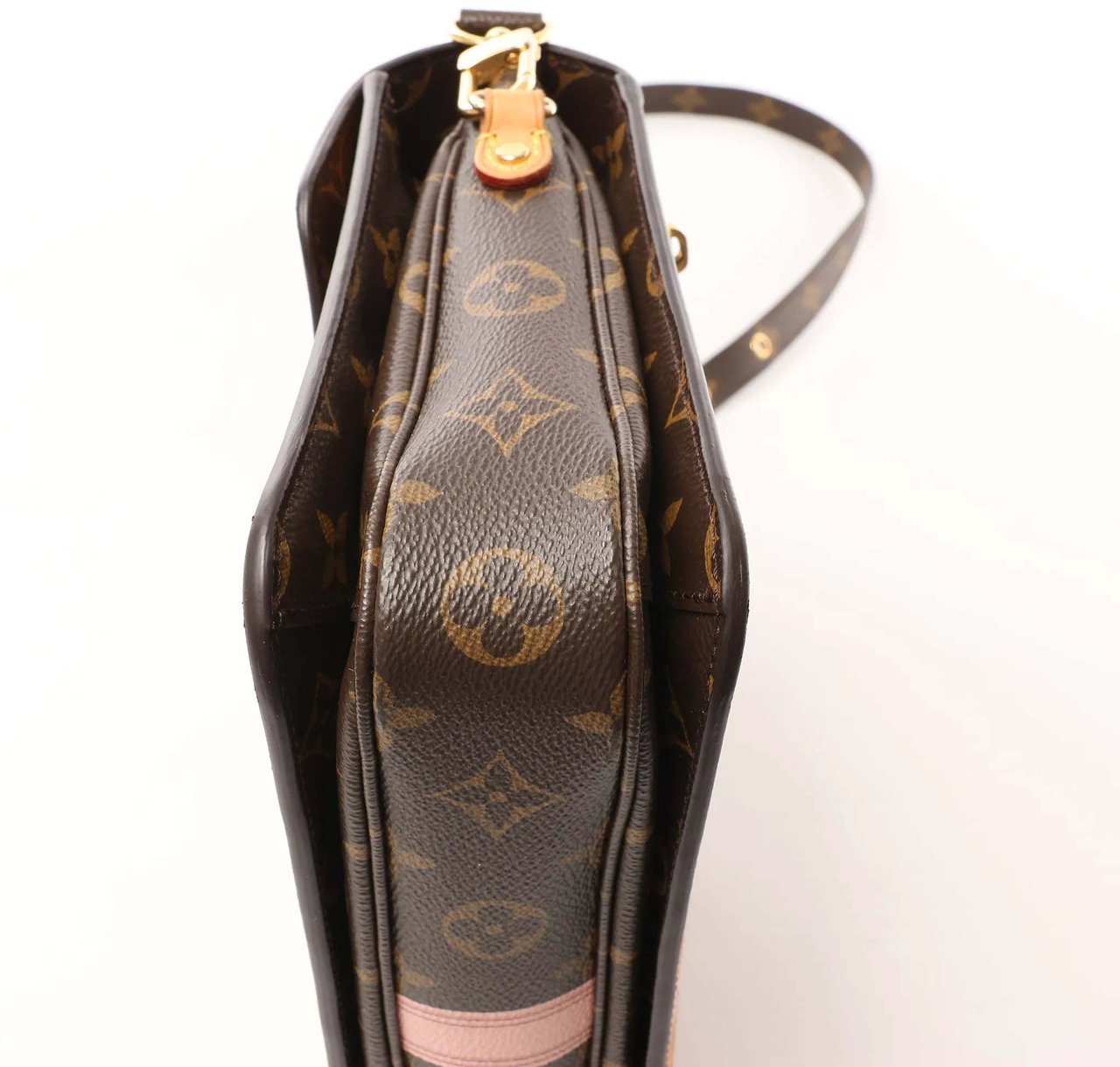 Louis Vuitton Metis Summer Trunk Pochette Monogram Crossbody Bag in Brown M43628 Bruin