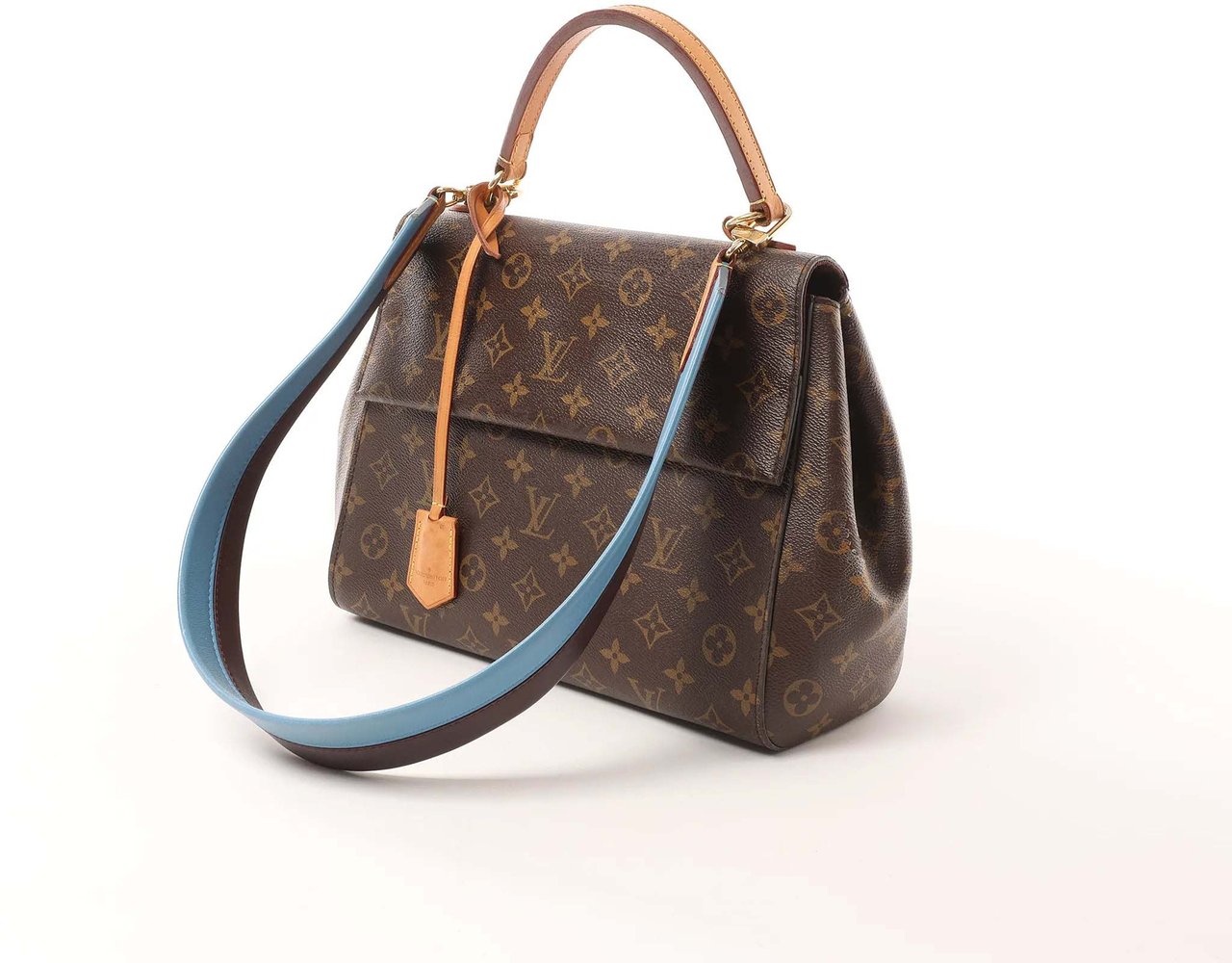 Louis Vuitton Cluny MM Monogram Canvas 2Way Handbag in Brown M42735 Bruin