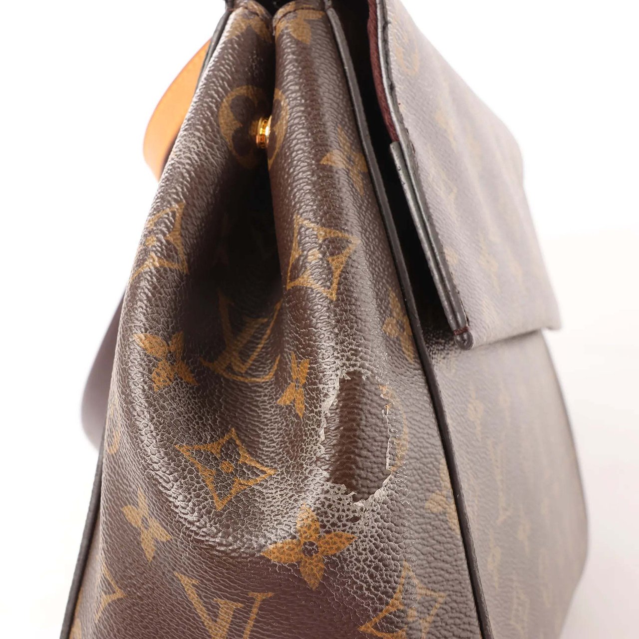 Louis Vuitton Cluny MM Monogram Canvas 2Way Handbag in Brown M42735 Bruin