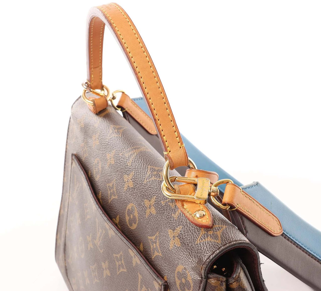 Louis Vuitton Cluny MM Monogram Canvas 2Way Handbag in Brown M42735 Bruin