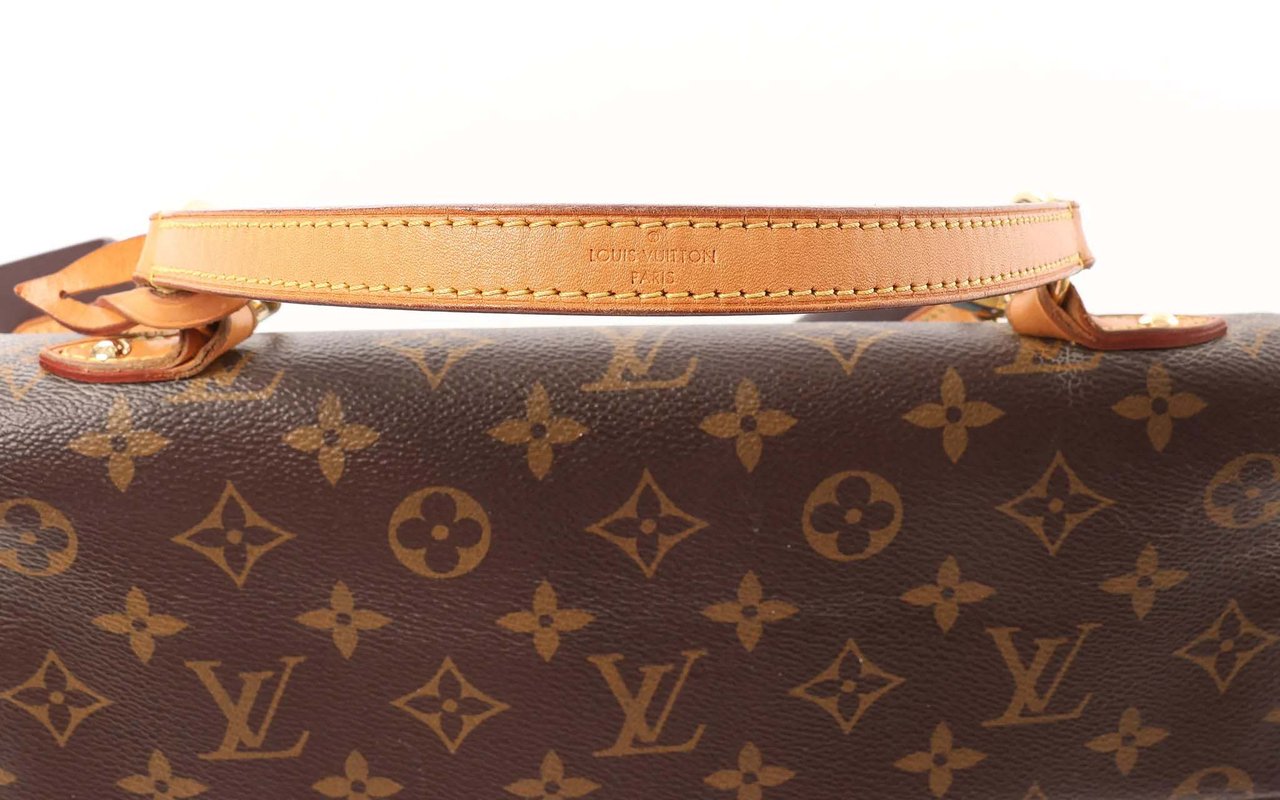Louis Vuitton Cluny MM Monogram Canvas 2Way Handbag in Brown M42735 Bruin