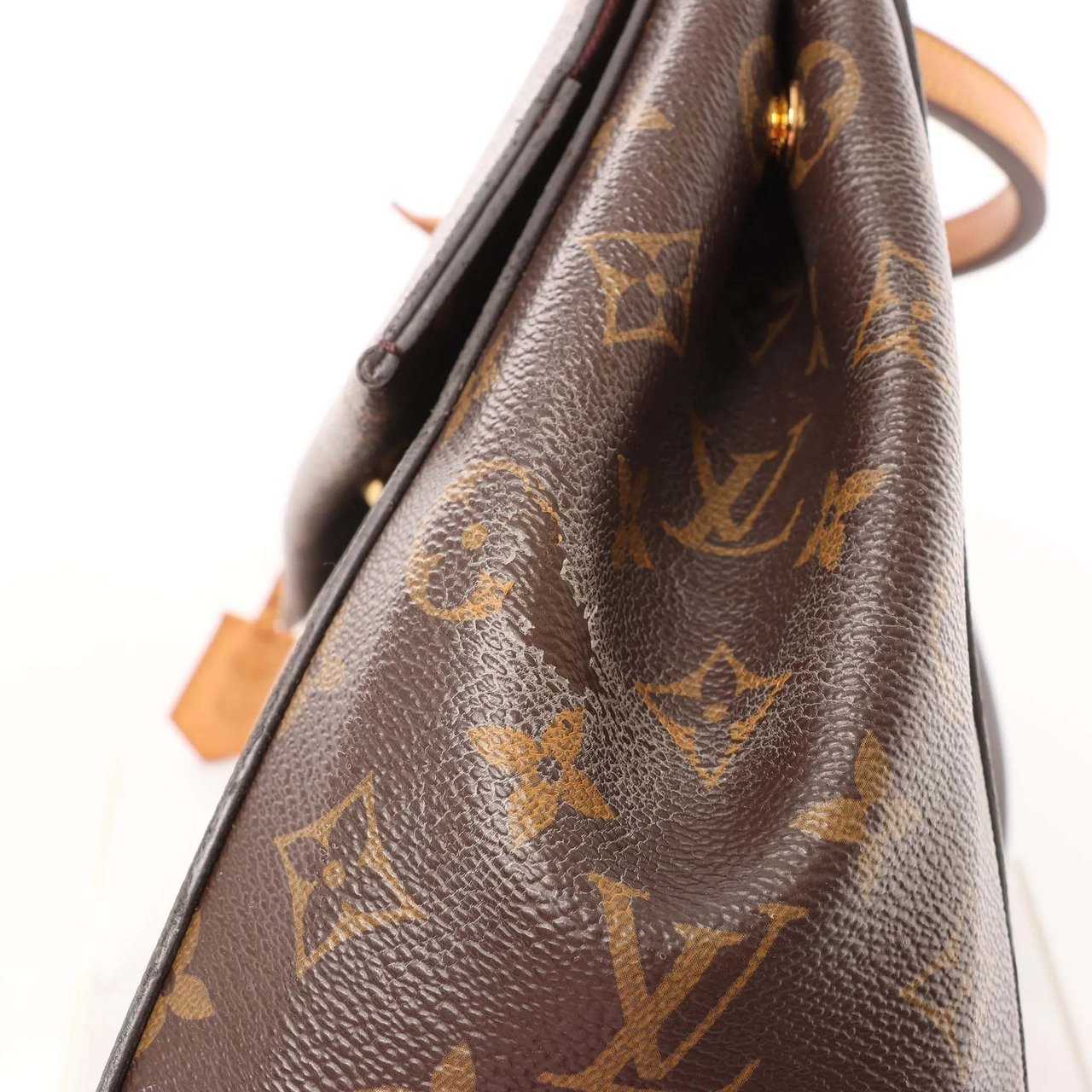 Louis Vuitton Cluny MM Monogram Canvas 2Way Handbag in Brown M42735 Bruin
