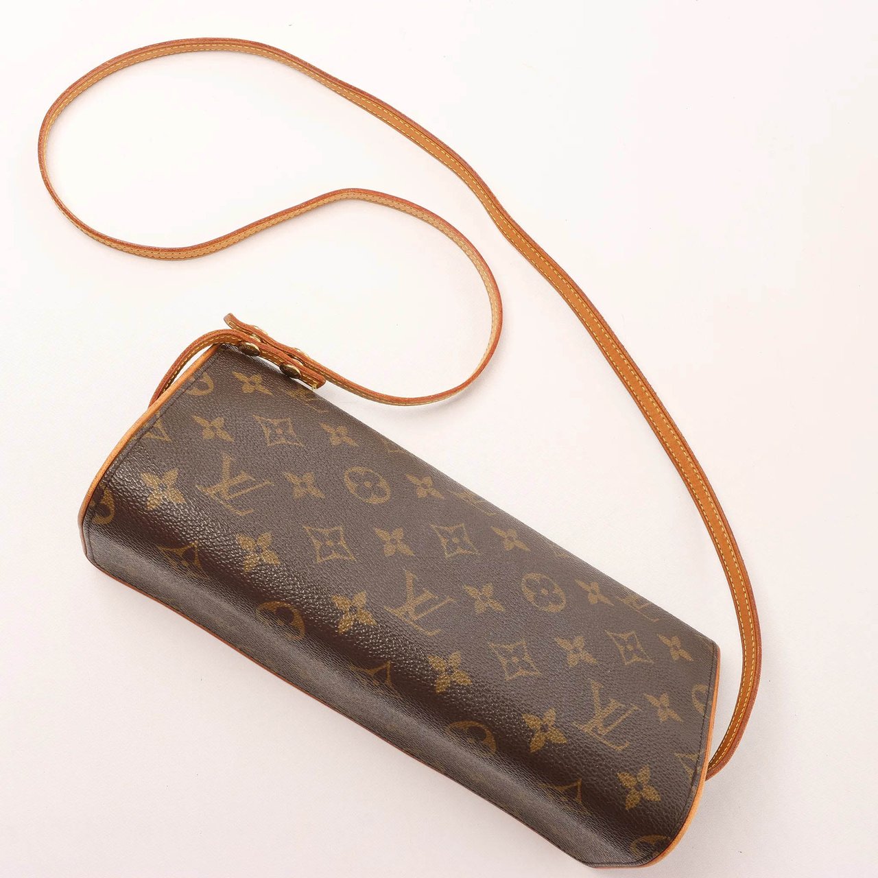 Louis Vuitton Pochette Twin GM Monogram Canvas Crossbody Bag in Brown M51852 Bruin