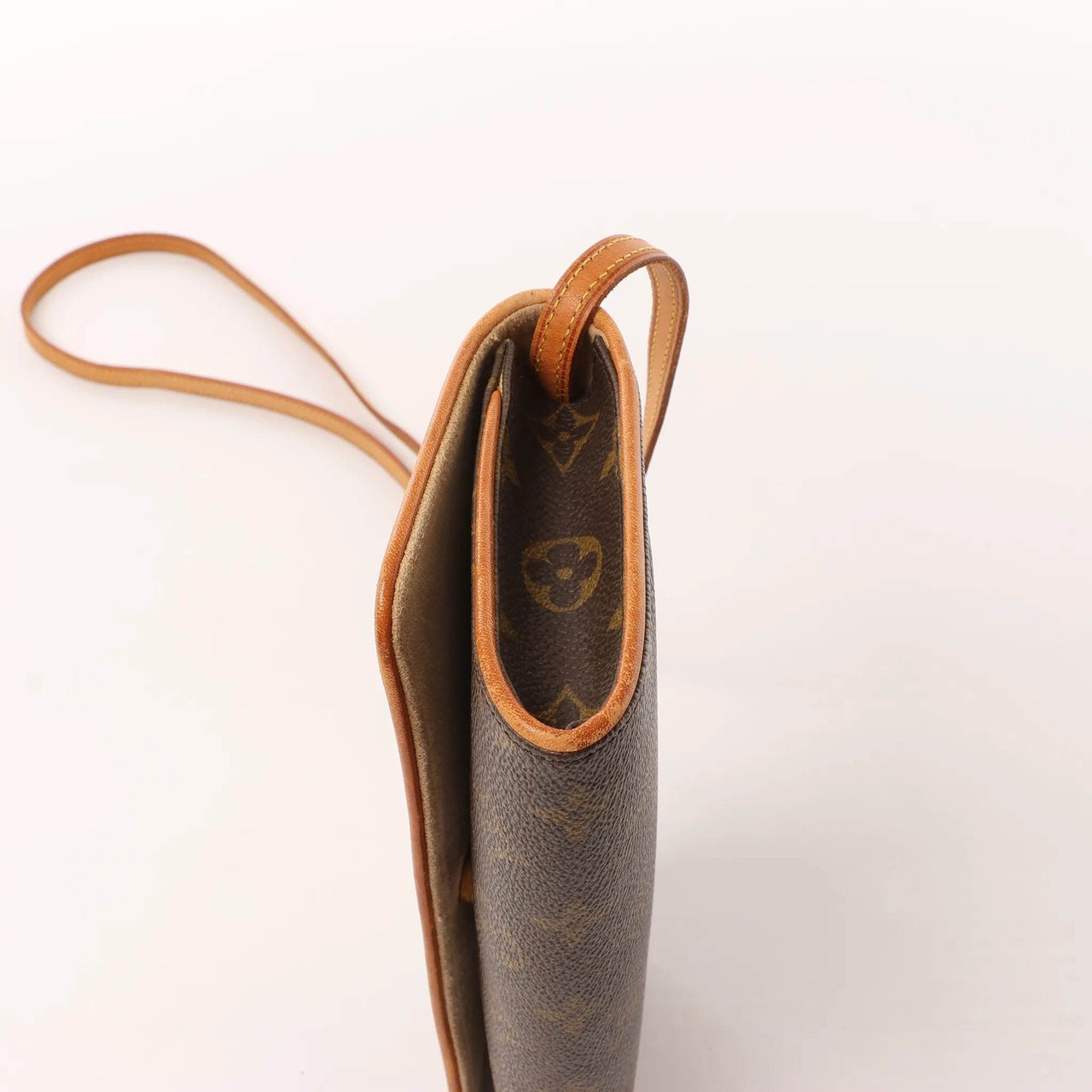 Louis Vuitton Pochette Twin GM Monogram Canvas Crossbody Bag in Brown M51852 Bruin