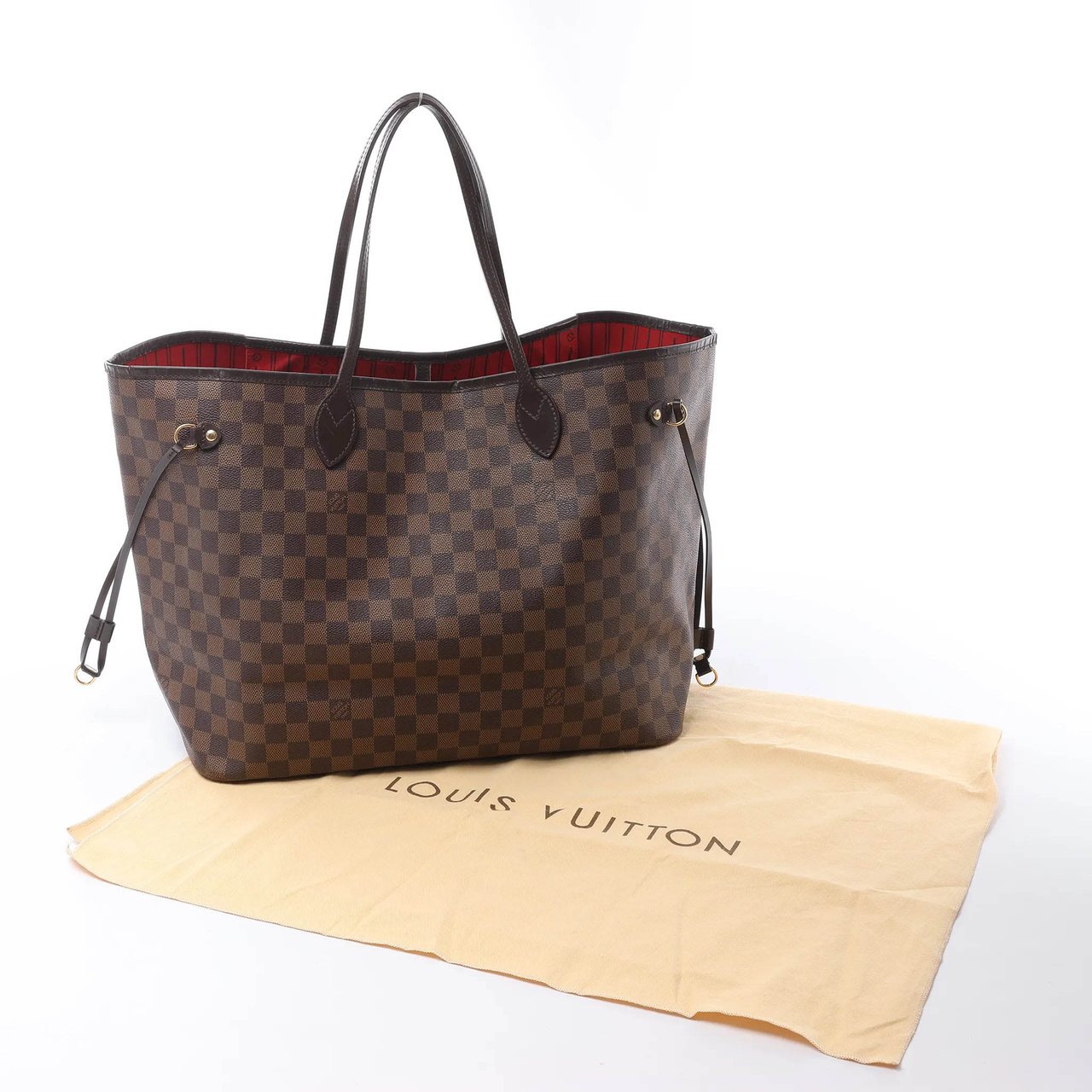 Louis Vuitton Neverfull GM Damier Ebene Shoulder Bag in Brown N51106 Bruin