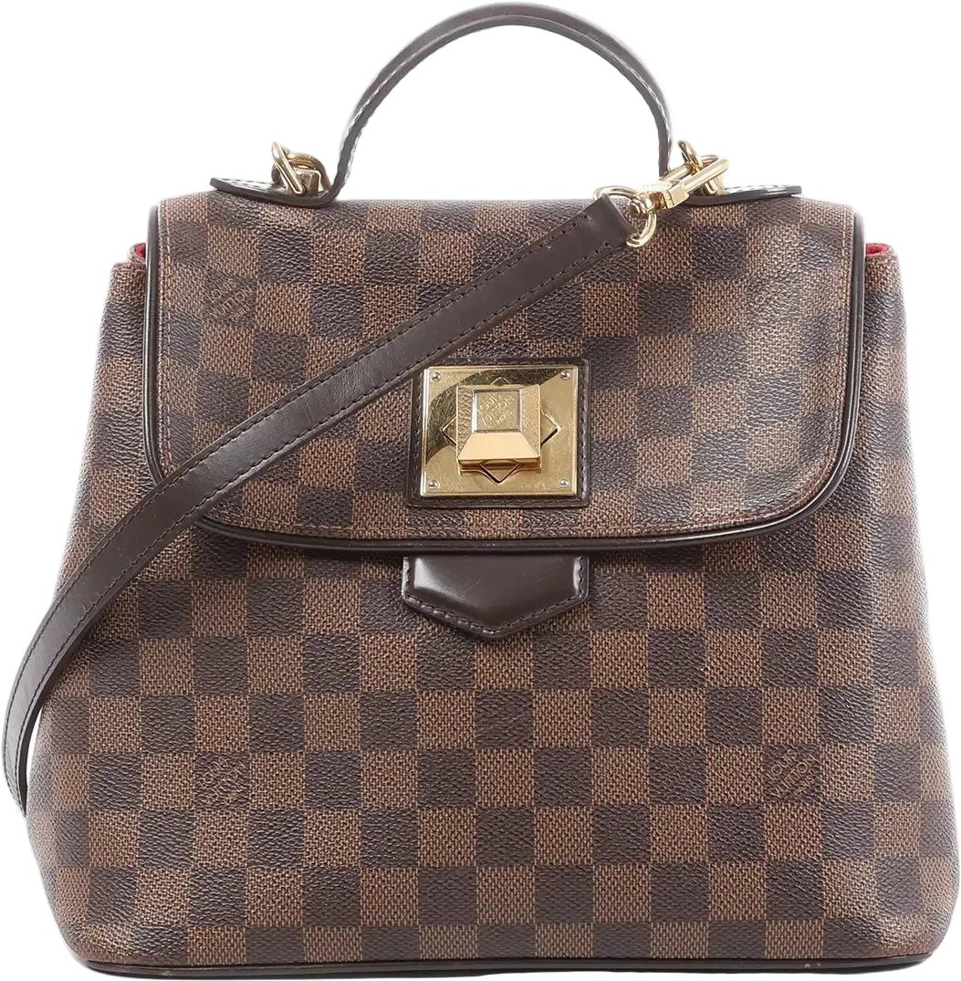 Louis Vuitton Bergamo PM Damier Ebene 2Way Handbag in Brown N41167 Bruin