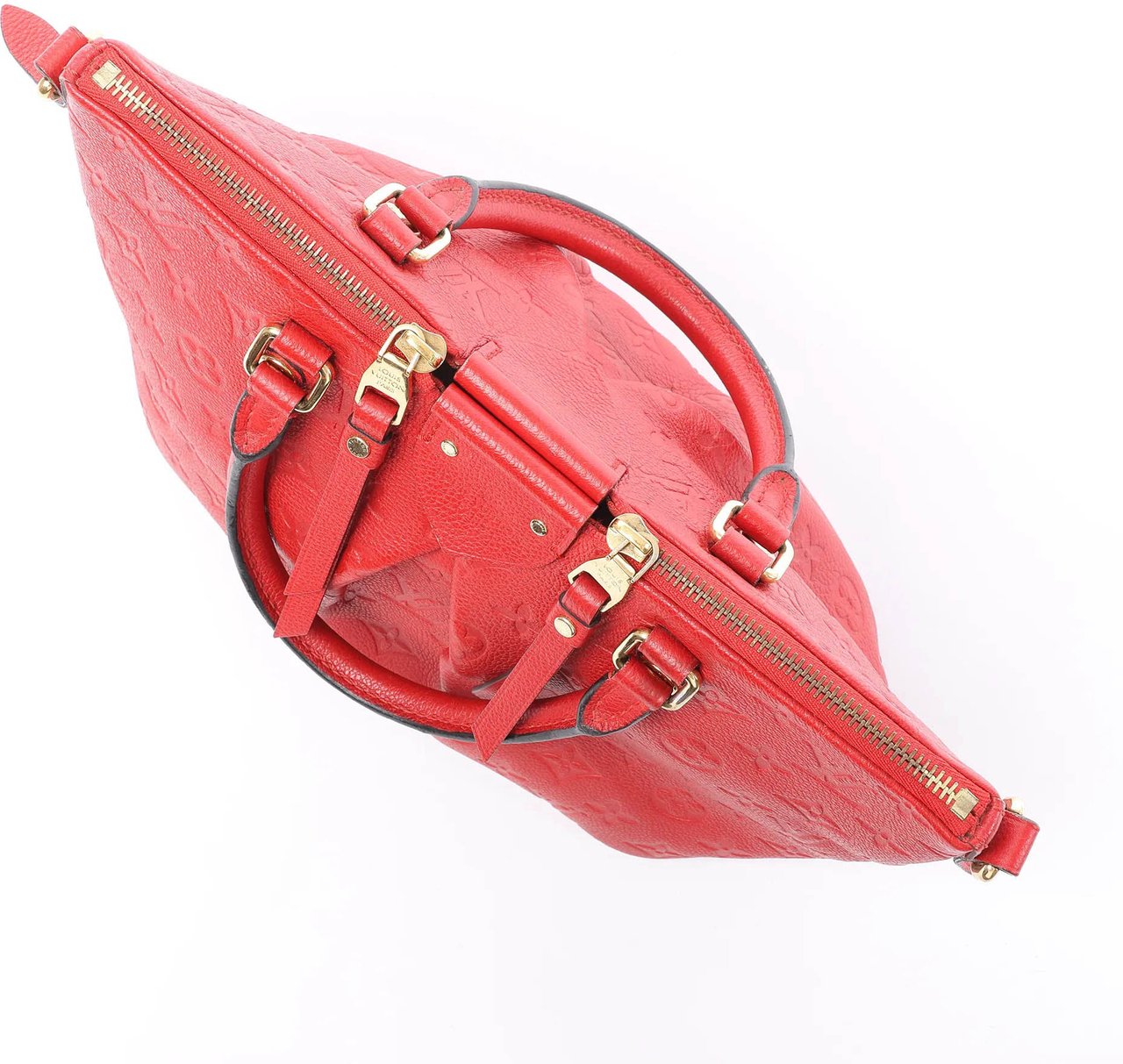 Louis Vuitton Mazarine PM Monogram Empreinte Handbag in Red M50638 Rood
