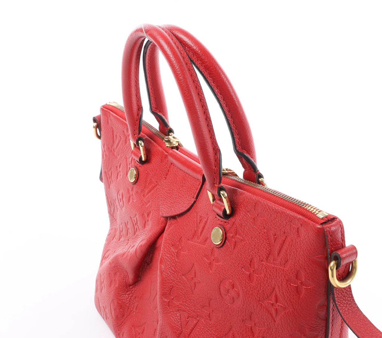 Louis Vuitton Mazarine PM Monogram Empreinte Handbag in Red M50638 Rood
