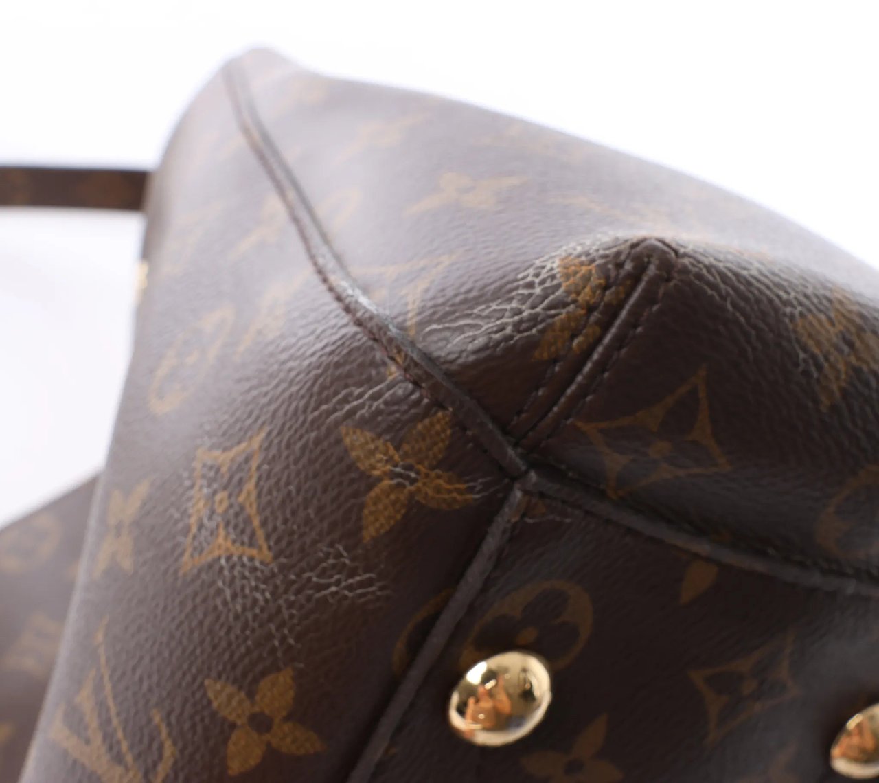 Louis Vuitton Montaigne MM Monogram Canvas 2Way Handbag in Brown M41056 Bruin