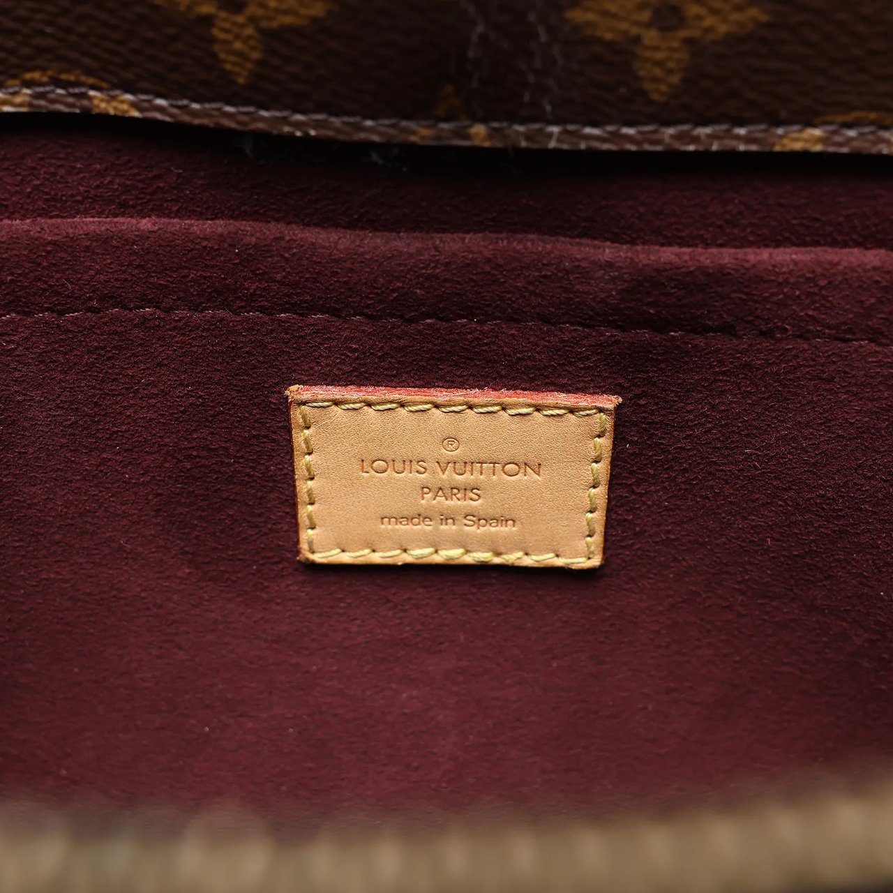 Louis Vuitton Montaigne MM Monogram Canvas 2Way Handbag in Brown M41056 Bruin