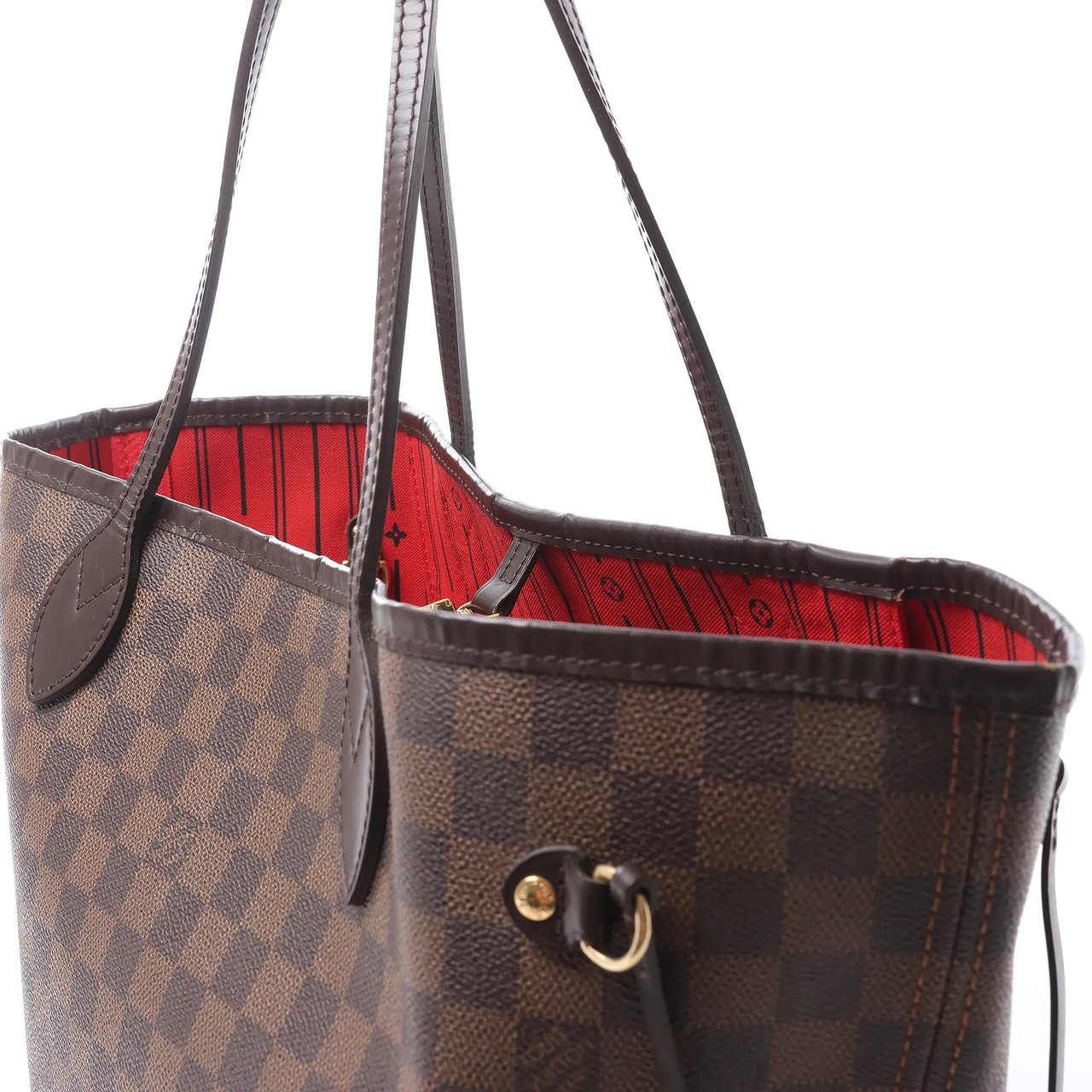Louis Vuitton Neverfull MM Damier Ebene Shoulder Bag in Brown N51105 Bruin