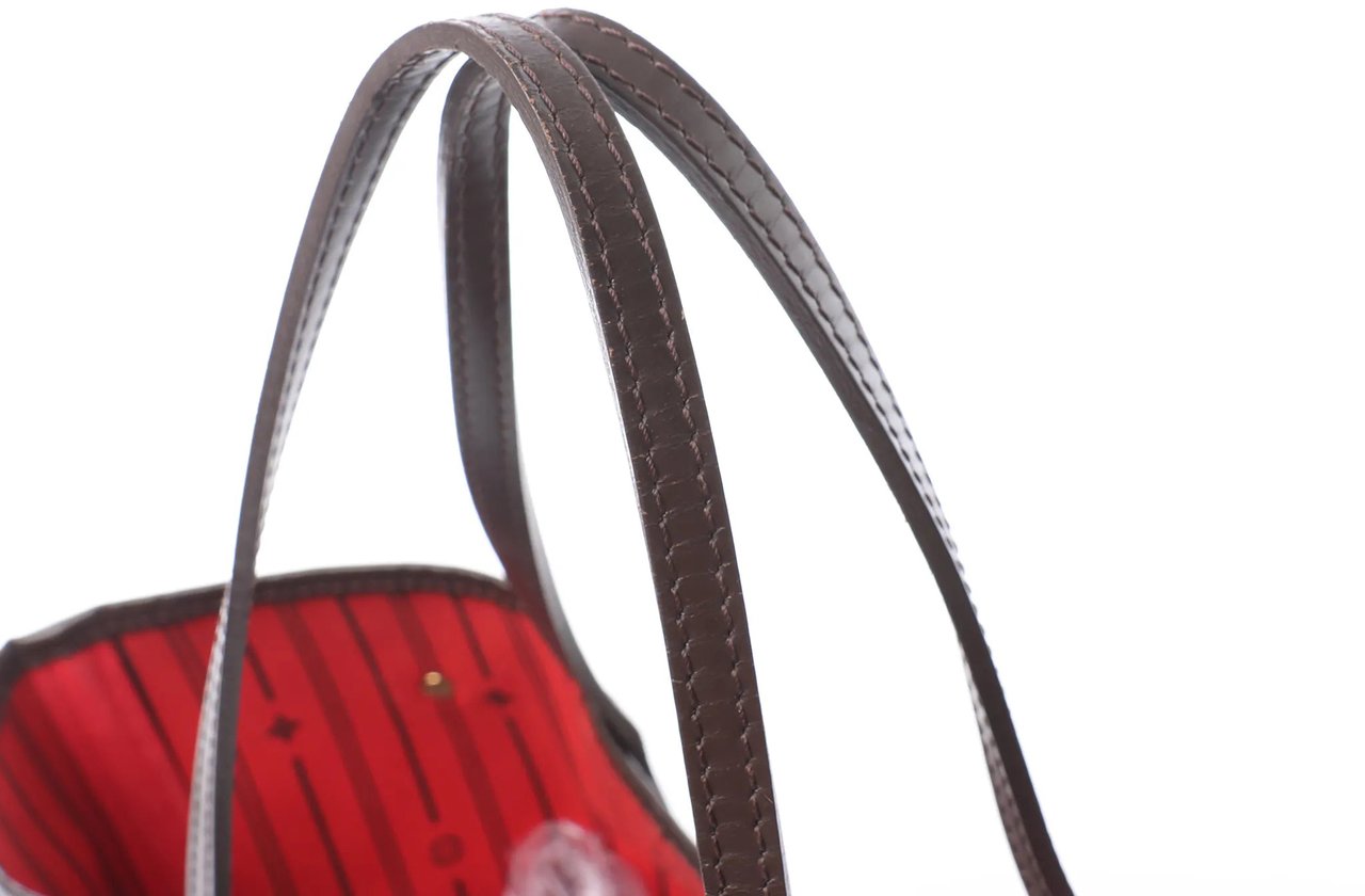 Louis Vuitton Neverfull MM Damier Ebene Shoulder Bag in Brown N51105 Bruin