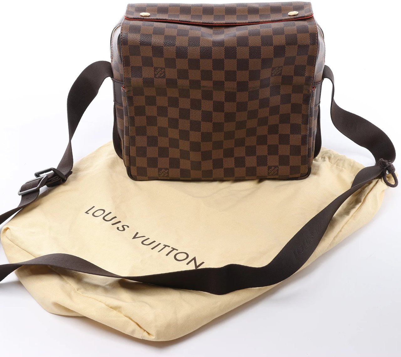 Louis Vuitton Naviglio Damier Ebene Crossbody Bag in Brown N45255 Bruin
