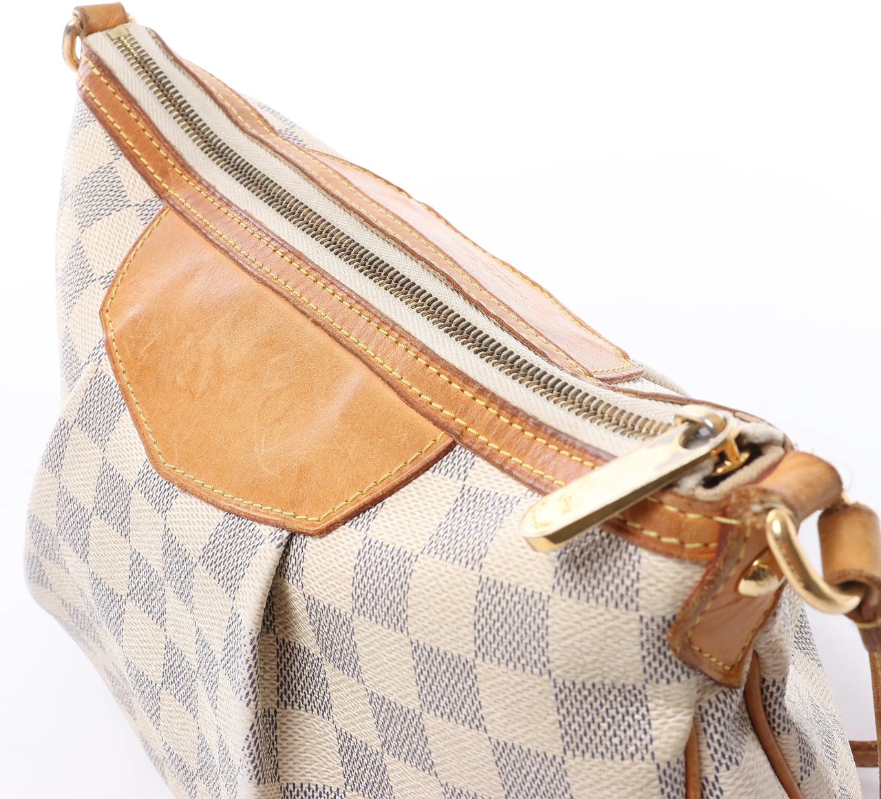 Louis Vuitton Siracusa PM Damier Azur 2Way Crossbody Bag in Beige N41113 Beige