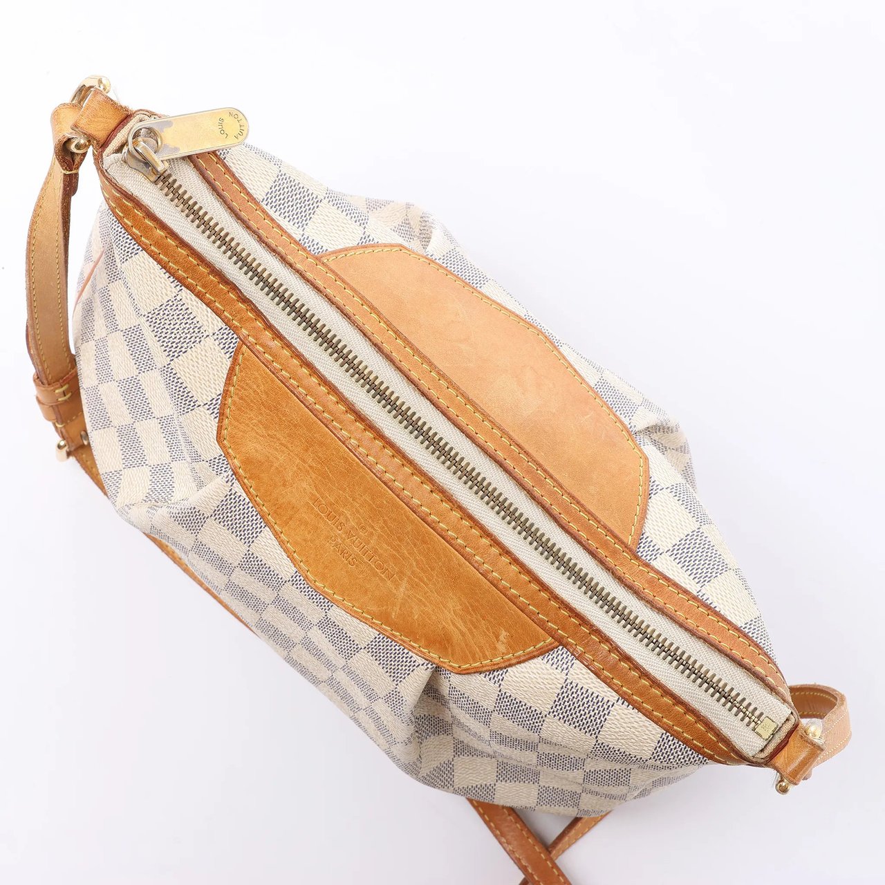 Louis Vuitton Siracusa PM Damier Azur 2Way Crossbody Bag in Beige N41113 Beige