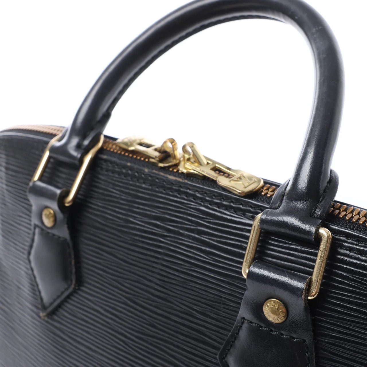 Louis Vuitton Alma PM Epi Leather Handbag in Black M52142 Zwart