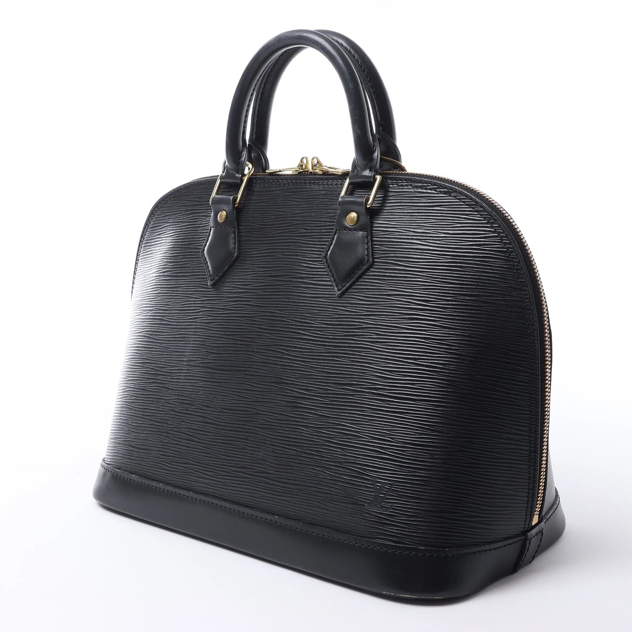 Louis Vuitton Alma PM Epi Leather Handbag in Black M52142 Zwart