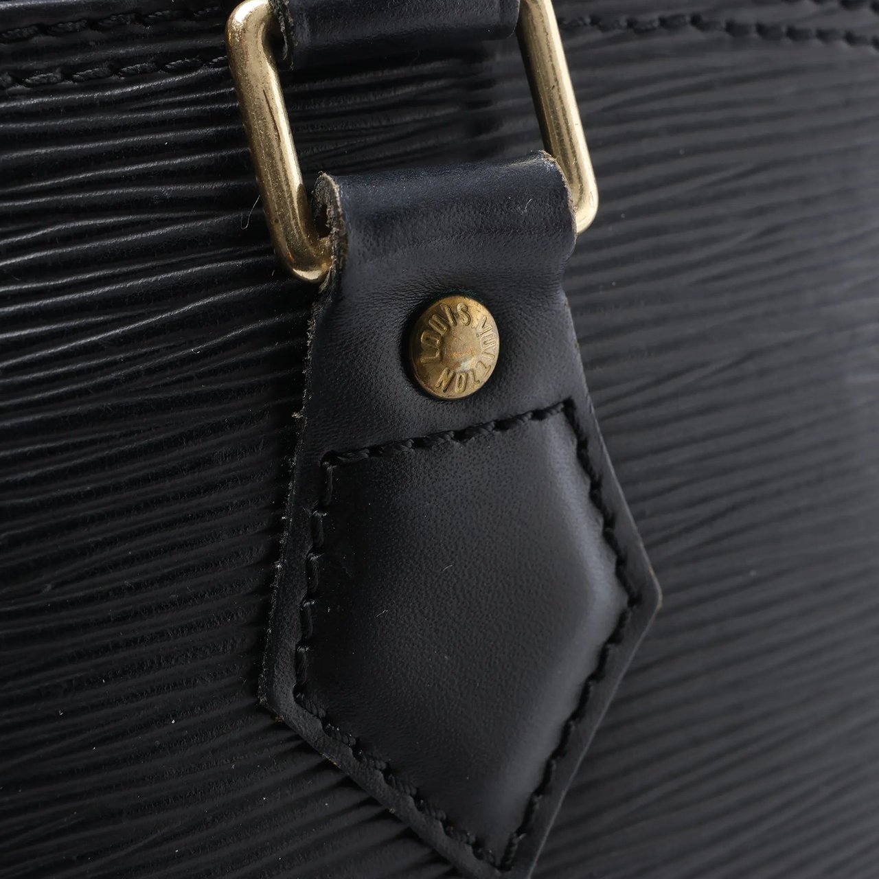 Louis Vuitton Alma PM Epi Leather Handbag in Black M52142 Zwart