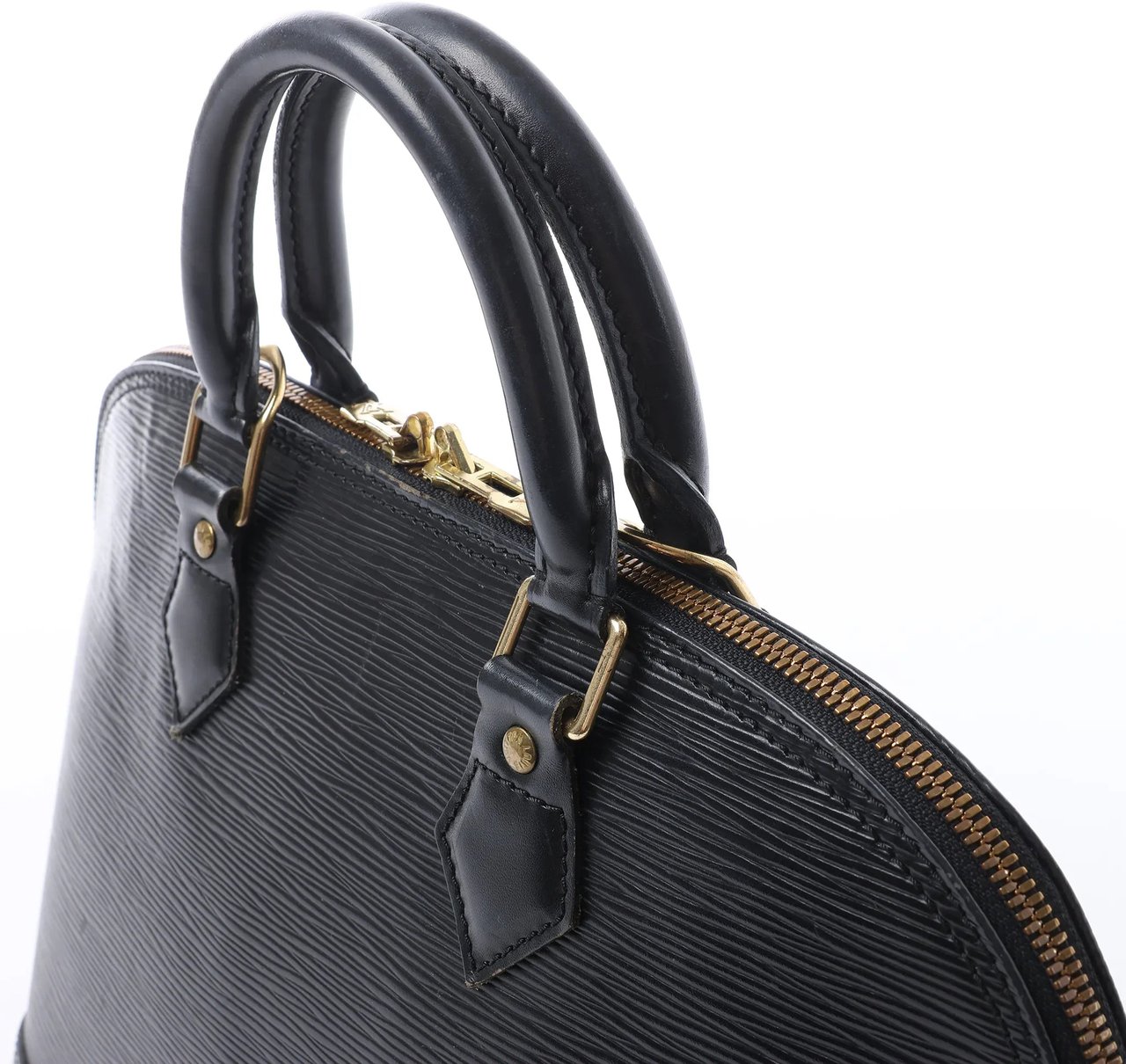 Louis Vuitton Alma PM Epi Leather Handbag in Black M52142 Zwart