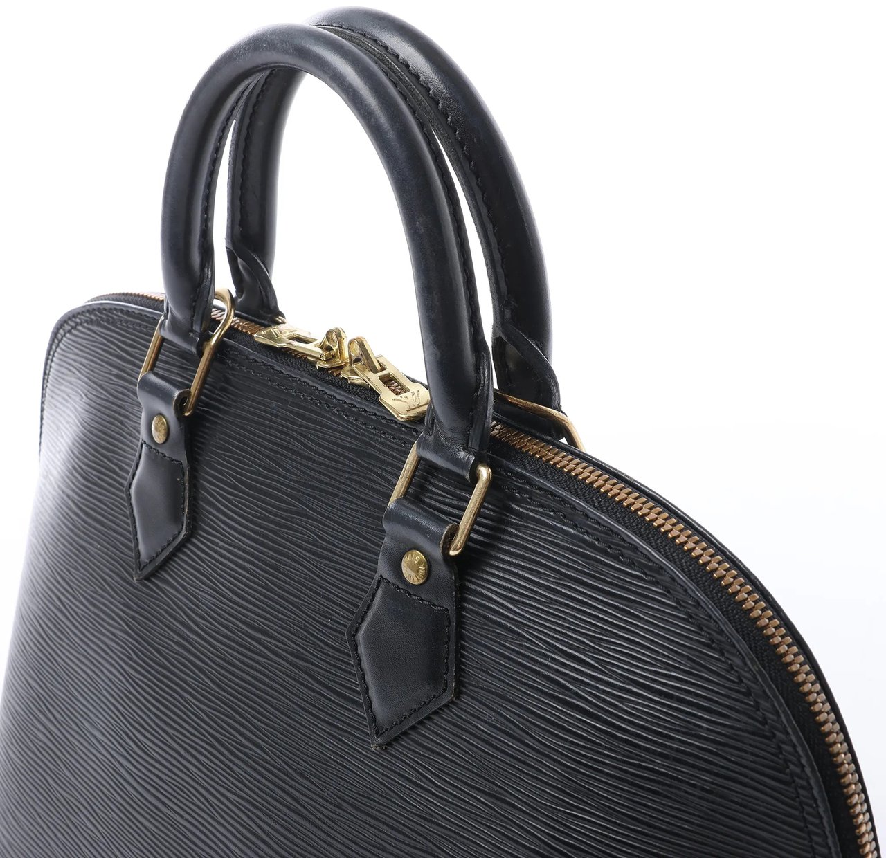 Louis Vuitton Alma PM Epi Leather Handbag in Black M52142 Zwart