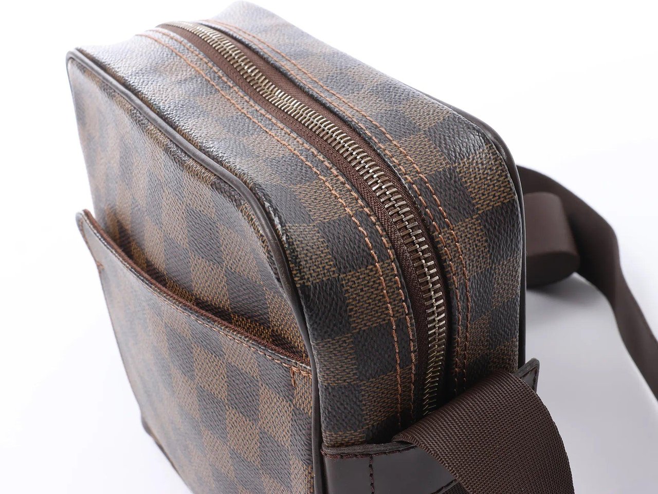 Louis Vuitton Olav PM Damier Ebene Crossbody Bag N41442 Bruin
