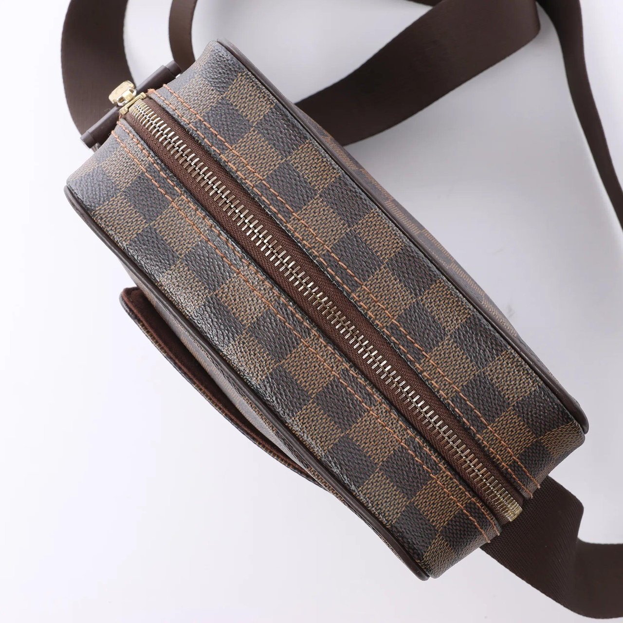 Louis Vuitton Olav PM Damier Ebene Crossbody Bag N41442 Bruin