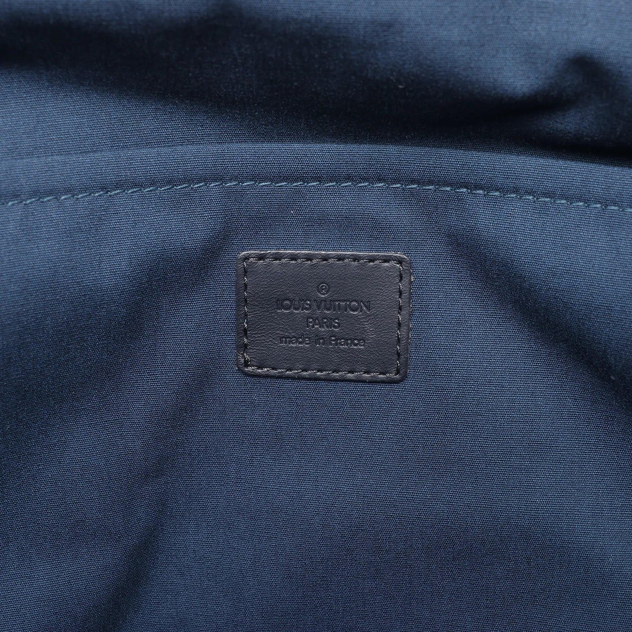 Louis Vuitton Claudine Mini Lin Monogram Shoulder Bag in Navy Blue M42321 Blauw