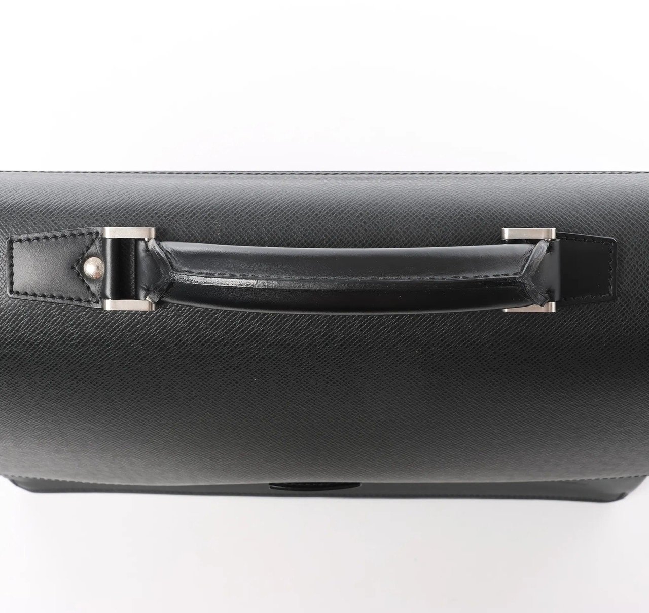 Louis Vuitton Robusto Taige Leather Briefcase in Black Zwart