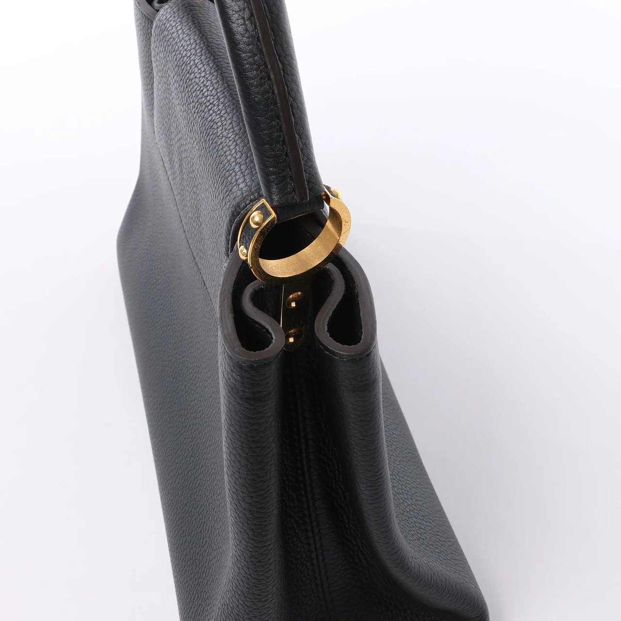 Louis Vuitton Capucines MM Parnassea Handbag in Black M48864 Zwart
