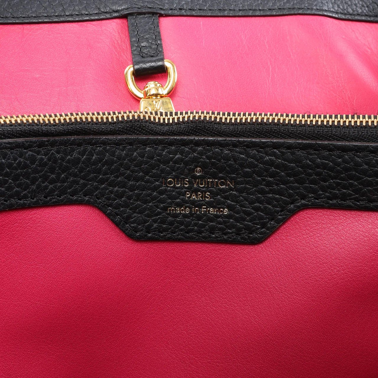Louis Vuitton Capucines MM Parnassea Handbag in Black M48864 Zwart