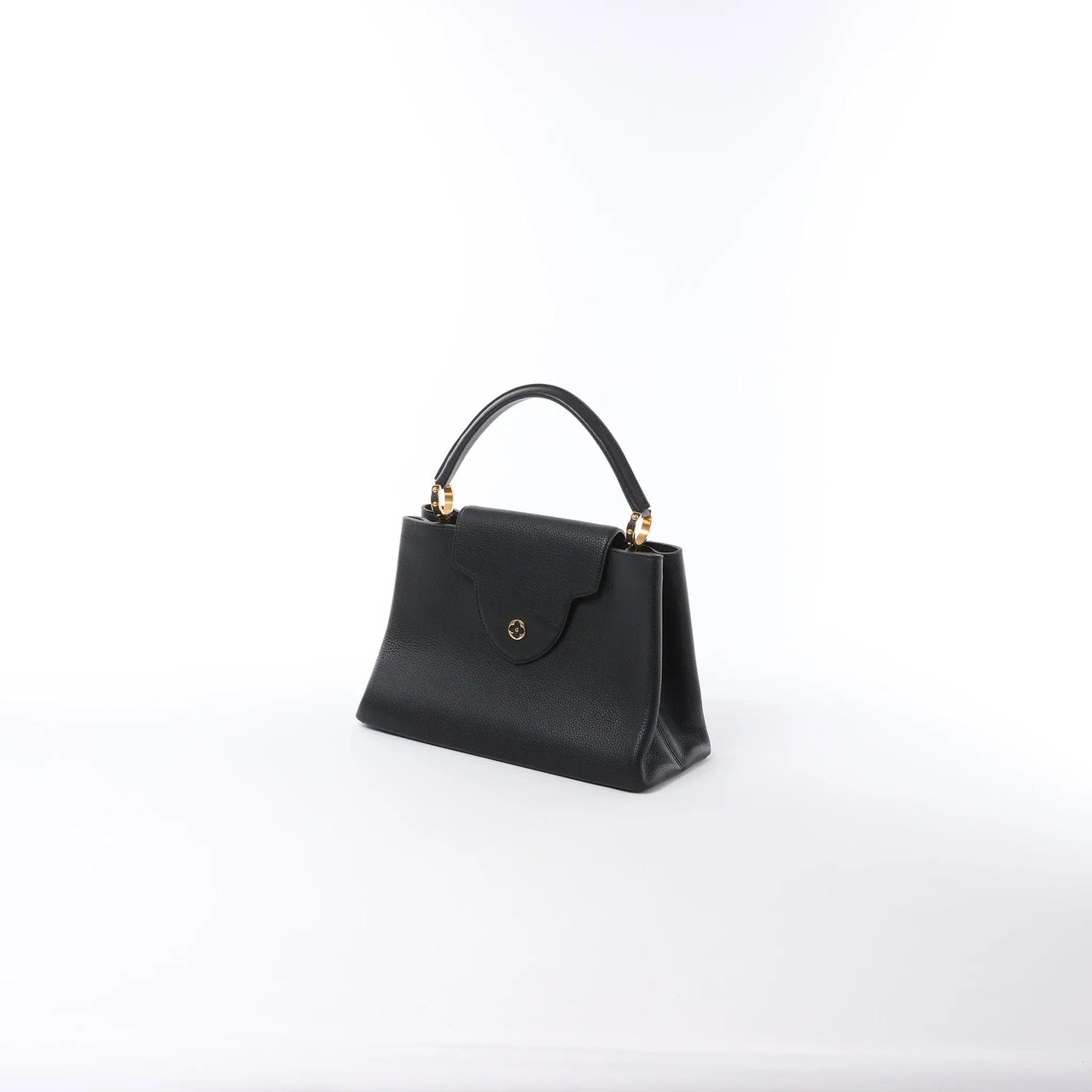 Louis Vuitton Capucines MM Parnassea Handbag in Black M48864 Zwart