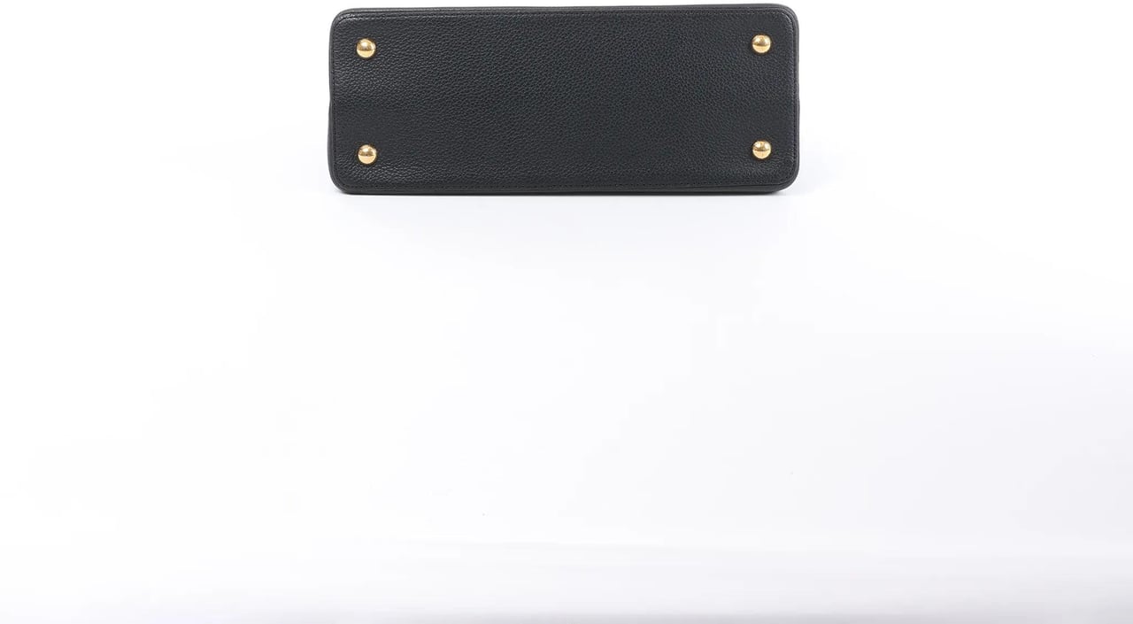 Louis Vuitton Capucines MM Parnassea Handbag in Black M48864 Zwart