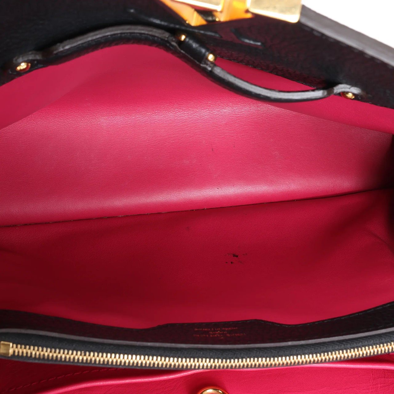 Louis Vuitton Capucines MM Parnassea Handbag in Black M48864 Zwart