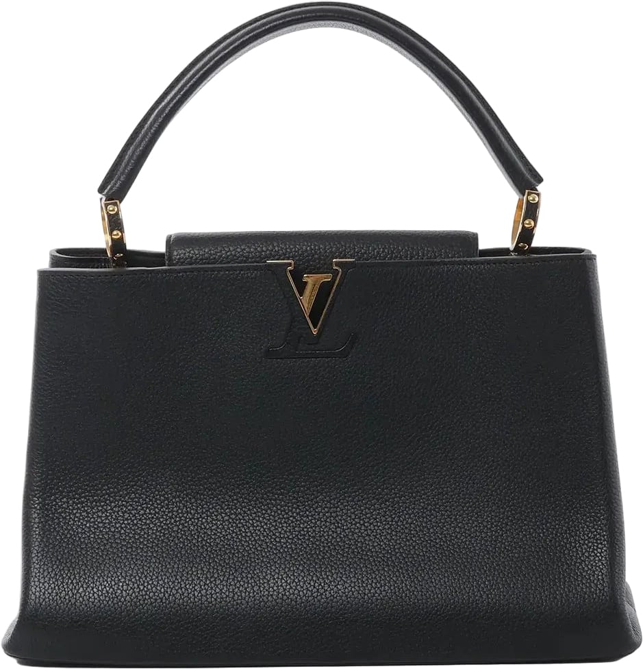 Louis Vuitton Capucines MM Parnassea Handbag in Black M48864 Zwart