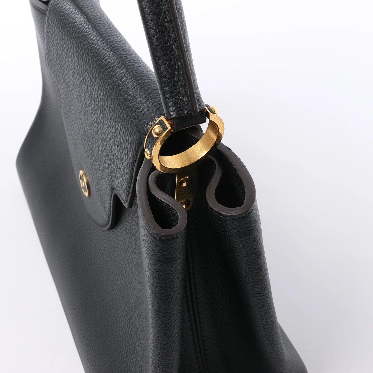 Louis Vuitton Capucines MM Parnassea Handbag in Black M48864 Zwart