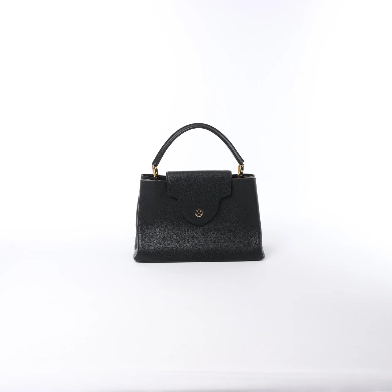 Louis Vuitton Capucines MM Parnassea Handbag in Black M48864 Zwart