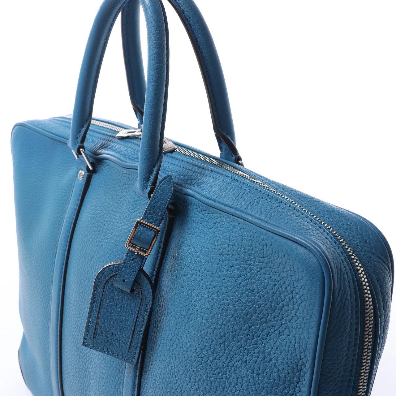 Louis Vuitton Porte Documents Voyages Cuir Taurillon Handbag in Blue M56000 Blauw