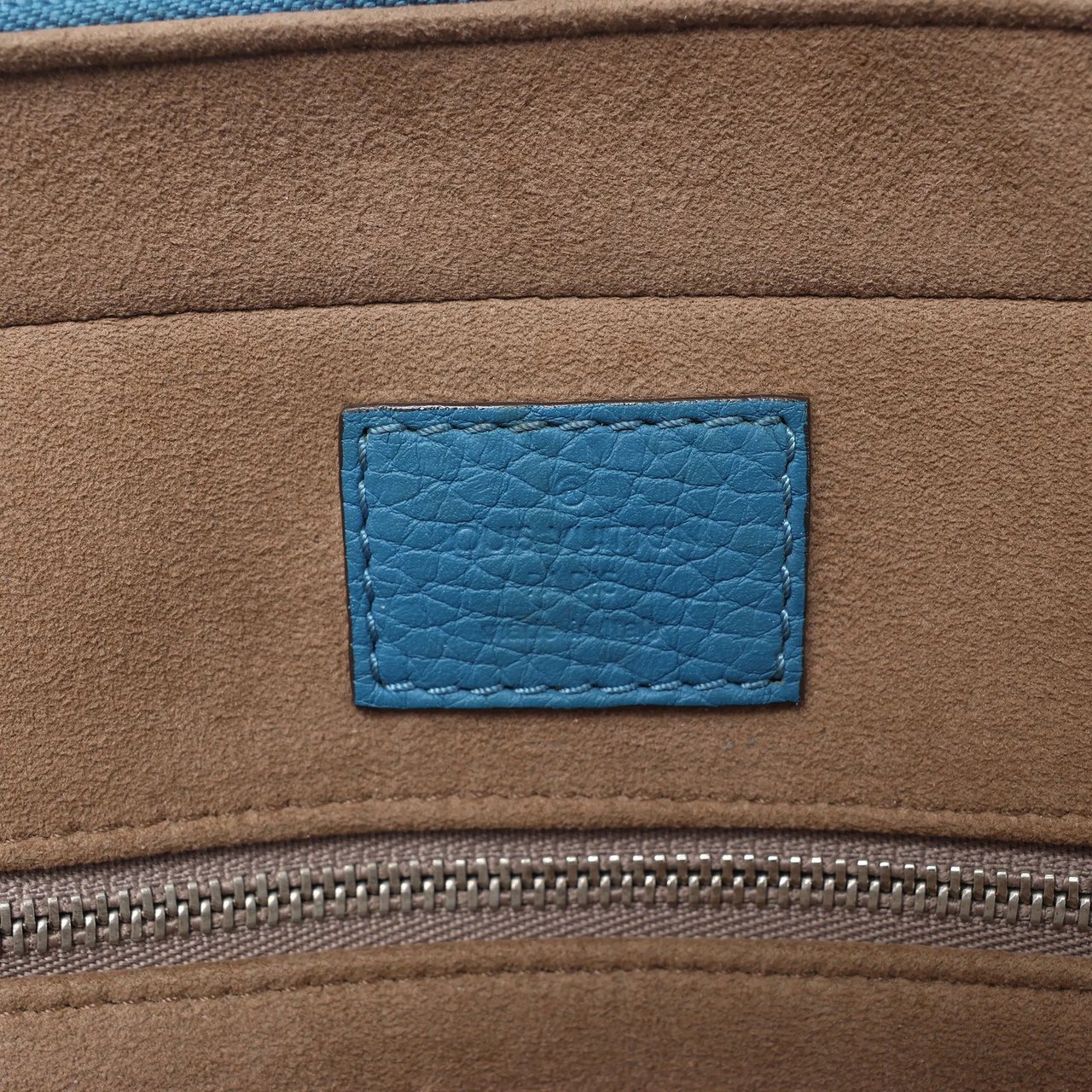 Louis Vuitton Porte Documents Voyages Cuir Taurillon Handbag in Blue M56000 Blauw