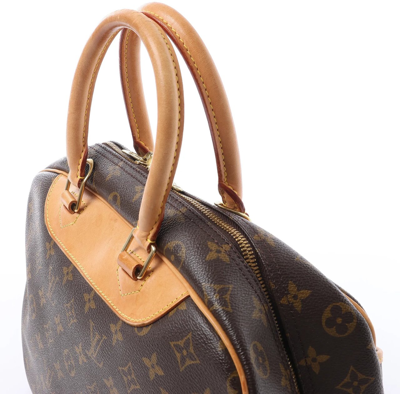 Louis Vuitton Deauville Monogram Canvas Handbag in Brown M47270 Bruin