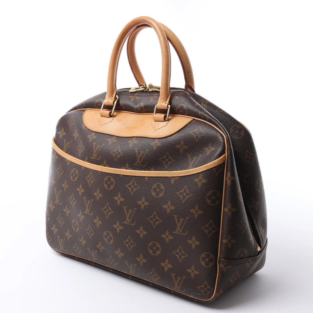 Louis Vuitton Deauville Monogram Canvas Handbag in Brown M47270 Bruin