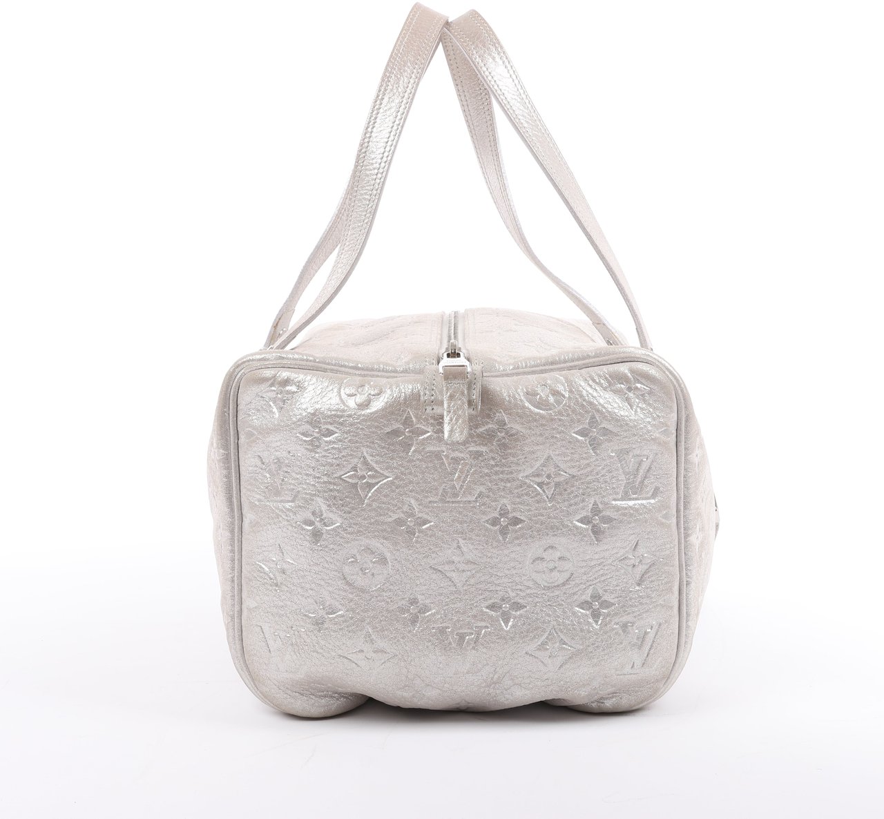 Louis Vuitton Comete Limited Edition Monogram Shoulder Bag in Shimmer Silver Zilver