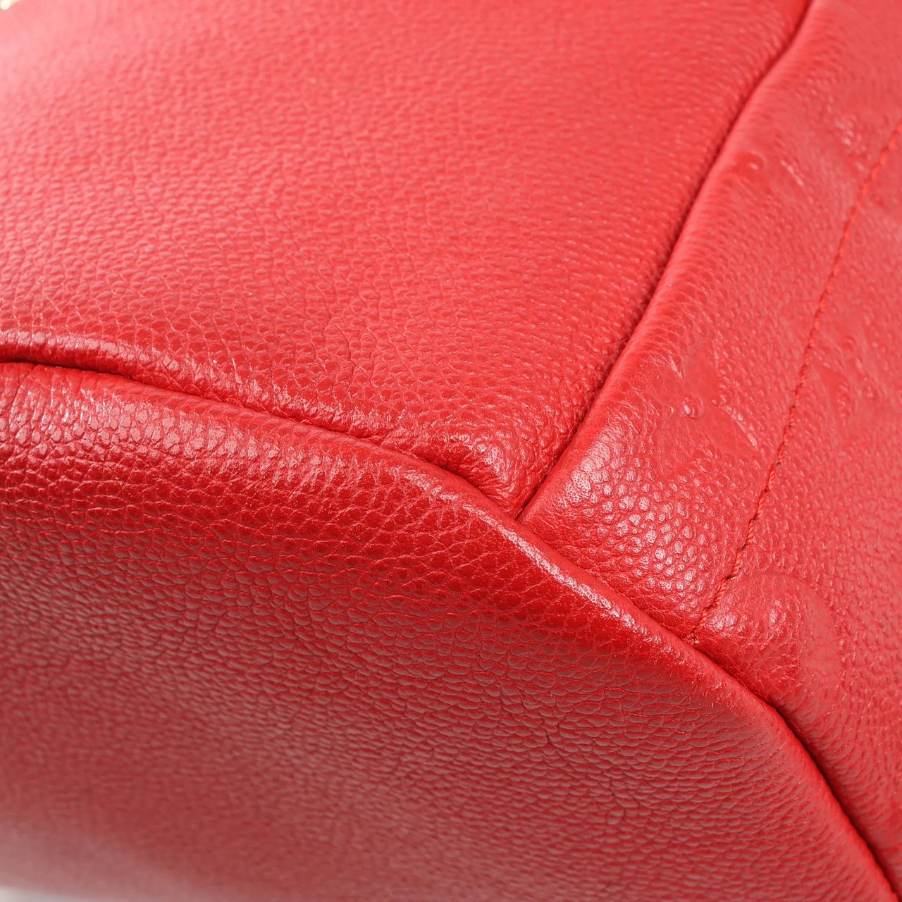 Louis Vuitton Sorbonne Monogram Empreinte Backpack in Red M44015 Rood