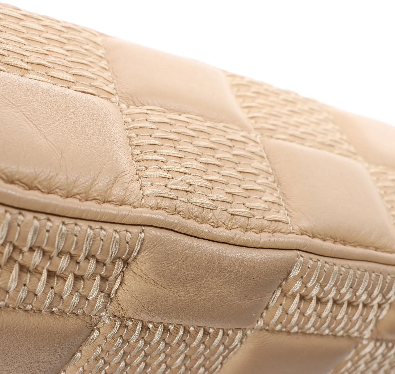 Louis Vuitton Troca MM Damier Quilt Crossbody Bag in Beige M59111 Beige